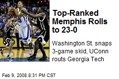 Top-Ranked Memphis Rolls to 23-0