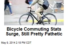 Bicycle Commuting Stats Surge, Still Pretty Pathetic