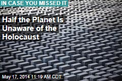 Half the Planet Is Unaware of the Holocaust