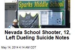 School Shooter, 12, Left 2 Suicide Notes