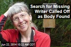Search for Missing Writer Called Off as Body Found