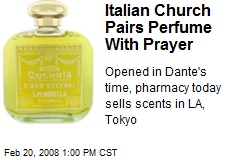 Italian Church Pairs Perfume With Prayer