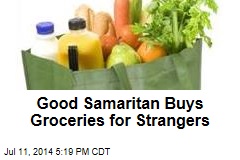 Good Samaritan Buys Groceries for Strangers