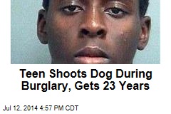 Teen Shoots Dog During Burglary, Gets 23 Years