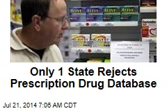 Only 1 State Rejects Prescription Drug Database