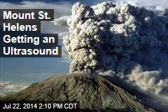 Mount St. Helens Getting an Ultrasound
