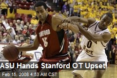 ASU Hands Stanford OT Upset