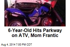 Autistic Boy Drives ATV Onto Parkway