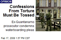 Confessions From Torture Must Be Tossed