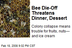 Bee Die-Off Threatens Dinner, Dessert