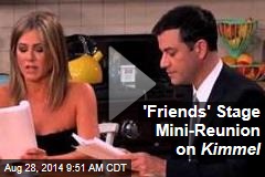 &#39;Friends&#39; Stage Mini-Reunion on Kimmel