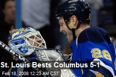St. Louis Bests Columbus 5-1
