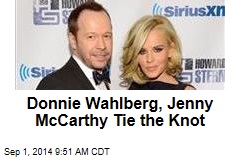 Donnie Wahlberg, Jenny McCarthy Tie the Knot