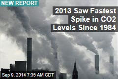 2013 Saw Fastest Spike in CO2 Levels Since 1984