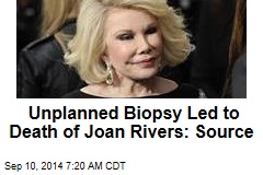 Unplanned Biopsy Led to Death of Joan Rivers: Source