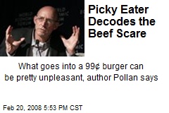 Picky Eater Decodes the Beef Scare