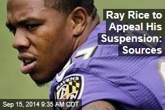 Ray Rice to Appeal His Suspension: Sources