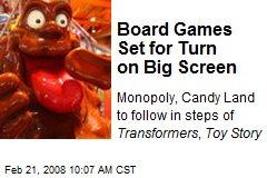 Board Games Set for Turn on Big Screen