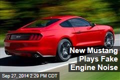 New Mustang Plays Fake Engine Noise