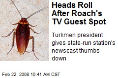 Heads Roll After Roach's TV Guest Spot