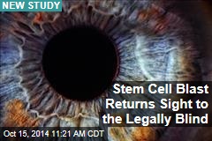 Stem Cell Blast Returns Sight to the Legally Blind
