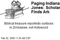 Paging Indiana Jones: Scholar Finds Ark