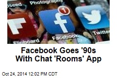 Facebook Goes &#39;90s With Chat &#39;Rooms&#39; App