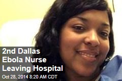 2nd Dallas Ebola Nurse Leaving Hospital