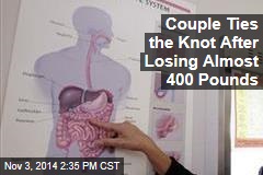 Couple Ties the Knot After Losing Almost 400 Pounds