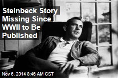Steinbeck Story Missing Since WWII to Be Published