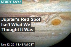 Jupiter's Great Red Spot just a sunburn, researchers say