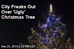 City&#39;s &#39;Ugly&#39; Xmas Tree Sparks Outcry