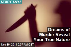 Dreams of Murder Reveal Your True Nature