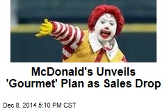 McDonald&#39;s Reveals Low Sales, New Plan