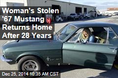 Woman&#39;s Stolen &#39;67 Mustang Returns Home After 28 Years