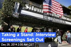 Taking a Stand: Interview Screenings Sell Out