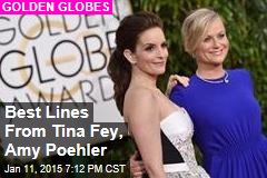 Tina Fey, Amy Poehler Open the Golden Globes