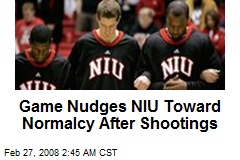 Game Nudges NIU Toward Normalcy After Shootings