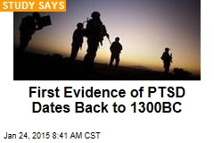First Evidence of PTSD Dates Back to 1300BC