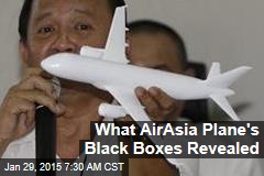 What AirAsia Plane&#39;s Black Boxes Revealed
