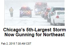 Chicago&#39;s 5th-Largest Storm Now Gunning for Northeast