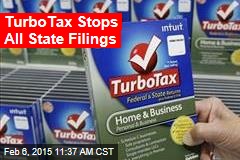 TurboTax Stops All State Filings