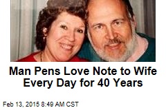 Man Pens Love Note to Wife Every Day for 40 Years