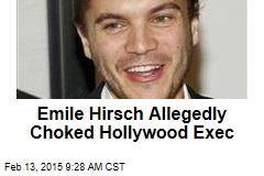 Emile Hirsch Allegedly Choked Hollywood Exec