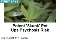 Potent &#39;Skunk&#39; Pot Ups Psychosis Risk