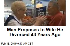 Man Proposes to Wife He Divorced 43 Years Ago