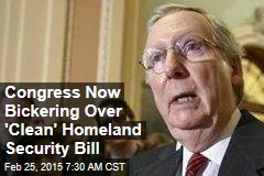 Senate GOP Offers &#39;Clean&#39; Homeland Security Bill