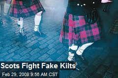 Scots Fight Fake Kilts