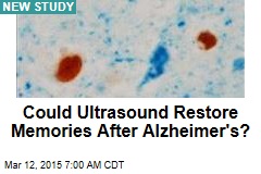 Could Ultrasound Restore Memories After Alzheimer&#39;s?