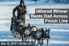 Iditarod Winner Beats Dad Across Finish Line